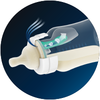 pictograma hrănire &icirc;n poziţie verticală