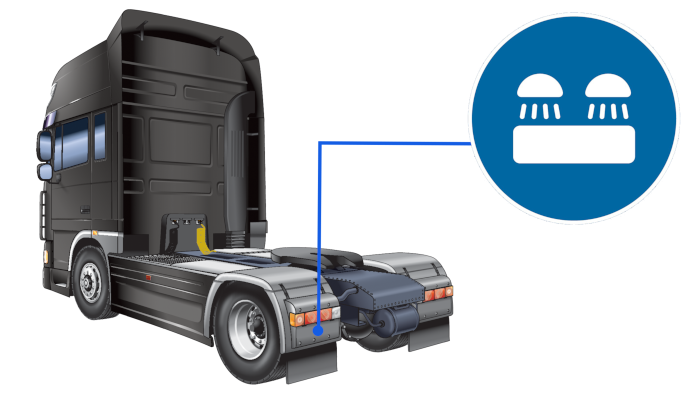 Lumini pentru plăcuţa cu numărul de &icirc;nmatriculare