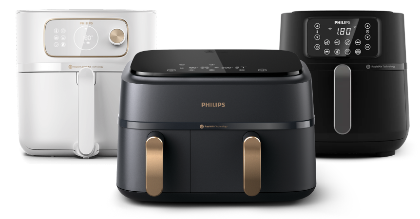 o gamă de aparate airfryer