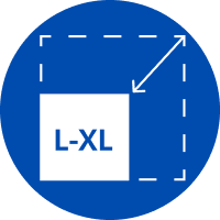 Pictogramă camere mari