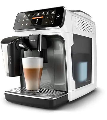 Seria 4300 LatteGo - biały mat / antracytowy połysk