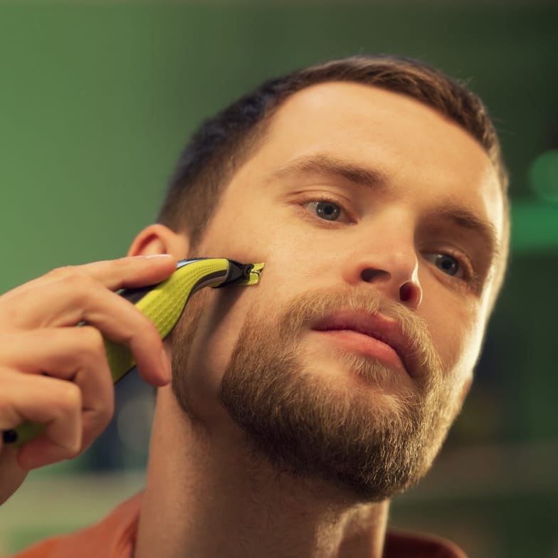 oneblade in use