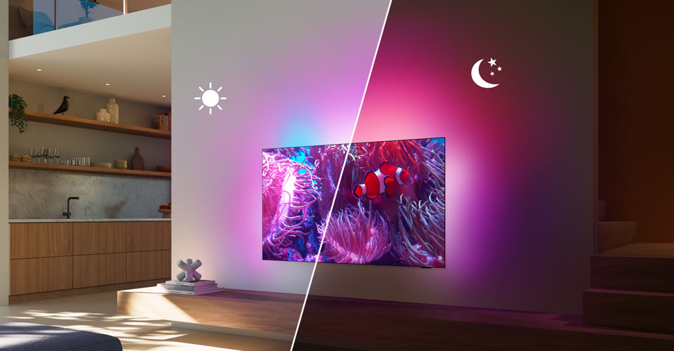 Sensarea mediului ambiant al televizoarelor Ambilight