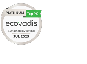 Medalie de platină EcoVadis iulie 2025
