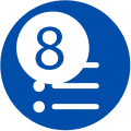 Pictograma pentru 8 presetări